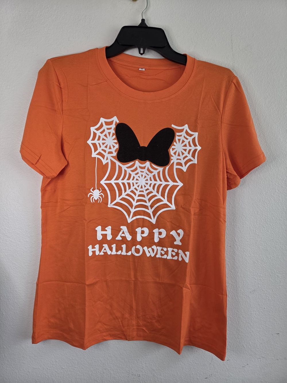 Kids Happy Halloween Orange Graphic Tee - Unbranded
